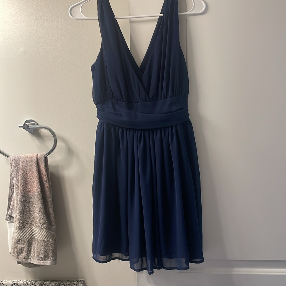 Charlotte Russe Mini Navy Dress XS - Picture 2 of 2